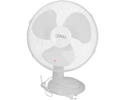 Tafelventilator - Ventilator - Ruimte Koelen - Automatische Oscillatie - 40 cm Diameter - Wit