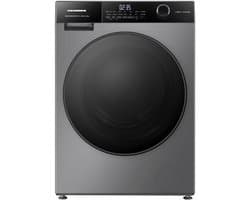 Heinner HWM-HMK1014IVTA+++ Wasmachine 10 kg – 1400 tpm – Inverter motor – Touchbediening – Allergievriendelijk – Energieklasse A – Titanium Grijs – 5 jaar garantie