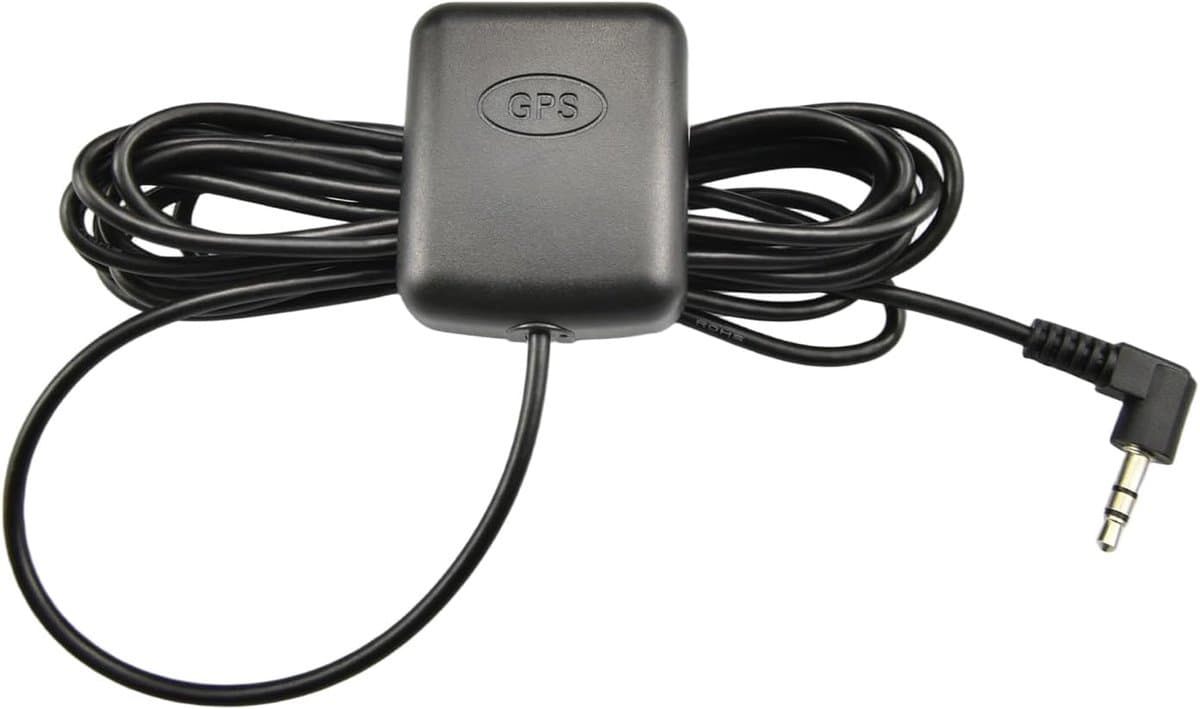 SnelShoppen - Universele Auto GPS Antenne met 0.3 cm Adapter, Coaxiale Kabel 3 Meter, Geschikt voor Dash Camcorder/GPS Dashcam, Hoge Frequentie 1575.4 — afbeelding 1