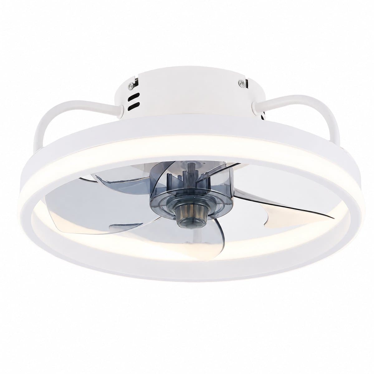 Zerova Plafond Ventilator met LED verlichting - Ventilator lamp plafond - Luchtkoeler - 3 lichtkleuren - 6 snelheden - Wit — afbeelding 1