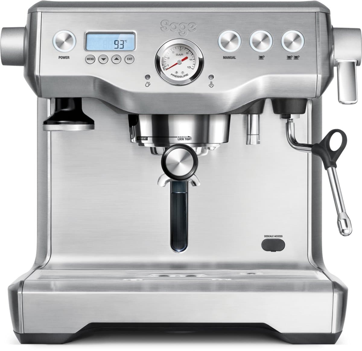 Sage The Dual Boiler - Pistonmachine - 15 Bar - 2,5L - 2200W - Zilver — afbeelding 1