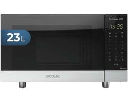 Magnetron - Oven - Snel opwarmen - Ready2Clean coating - 23 liter - Zwart RVS