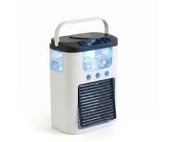 Draagbare Aircooler met USB – 3-in-1 Mini Airconditioner, Ventilator en Luchtbevochtiger – Stil Persoonlijk Koelapparaat voor Thuis en Reizen
