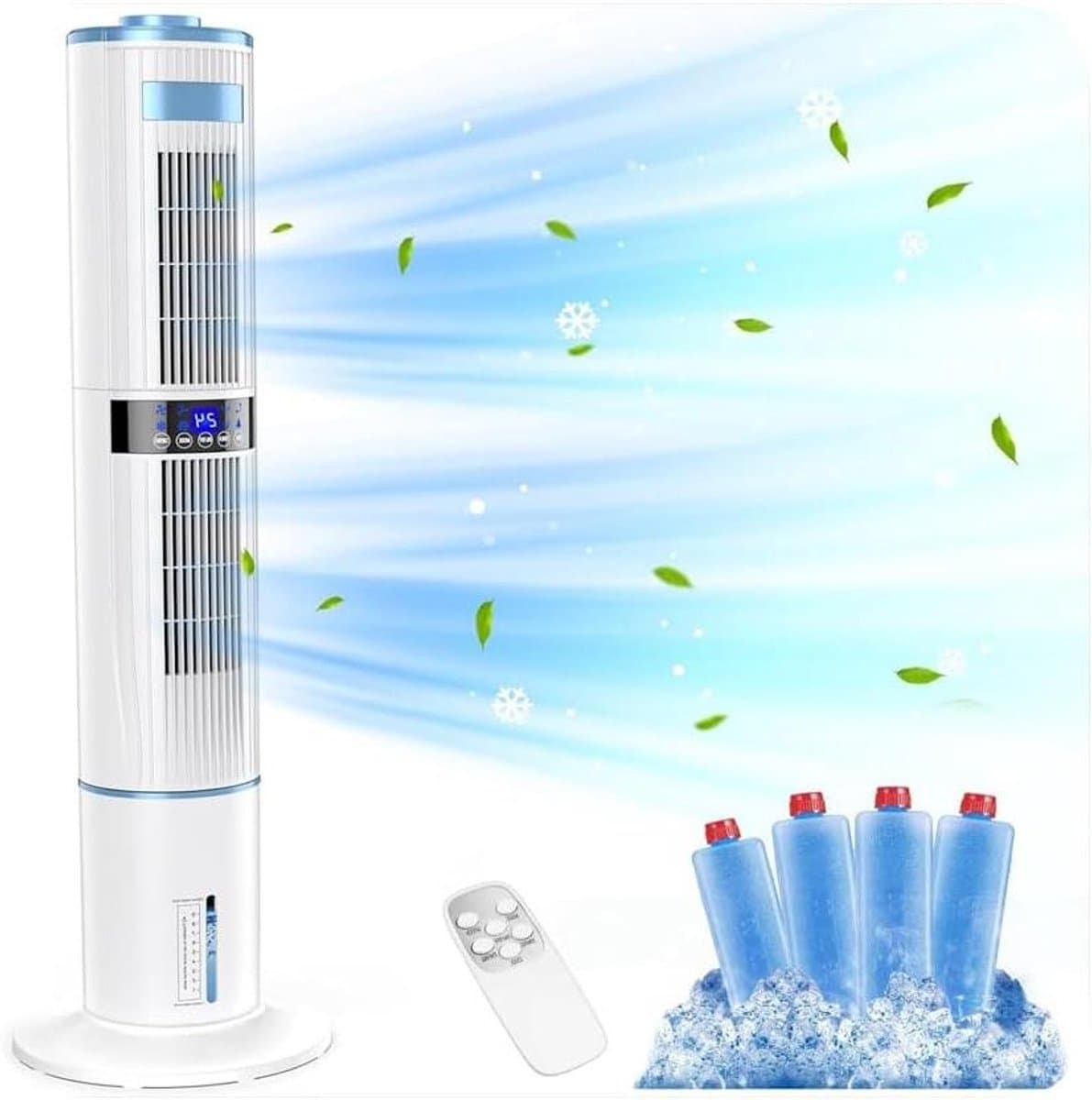 Draagbare Airco - Luchtkoeler - Ruimte Koelen - 360 Graden Oscillatie - 4 Liter Tank - Wit — afbeelding 1