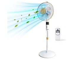 Lifero Staande Ventilator - Ventilatoren - Verstelbaar met 6 Snelheden - Vloerventilator - Koelventilator op Statief - Ventilatie