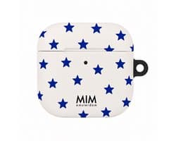 MIM Amsterdam - Starlight - Geschikt voor AirPods 4 - AirPod hoesje - Sterren print - AirPod hoesje met print - Shockproof- Cover voor AirPods - Trendy AirPod case