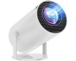 Lìon® Mini Beamer - Beamer - Projector - Wit - 10cm x 10cm x 15cm