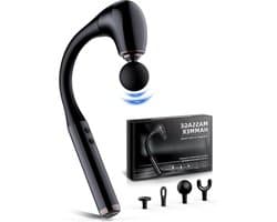 Massage Gun - Spierontspanning Tool - Spierherstel - 10mm Diepe Weefsel Massage - 5 Snelheden - Zwart