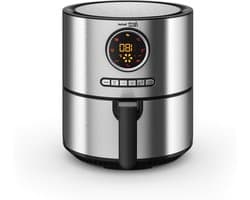 Heteluchtfriteuse XL - Airfryer Frituurpan - Gezond Frituren - 8 Automatische Programma's - 42 Liter - Roestvrij staal
