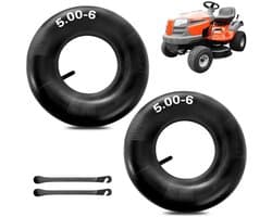 Bandenslang 13 x 5.00-6 mm - TR13 Ventielschacht - Luchtslang - Reserveband - Zwart - Natuurlijk Rubber - 2 Stuks - Binnenslang