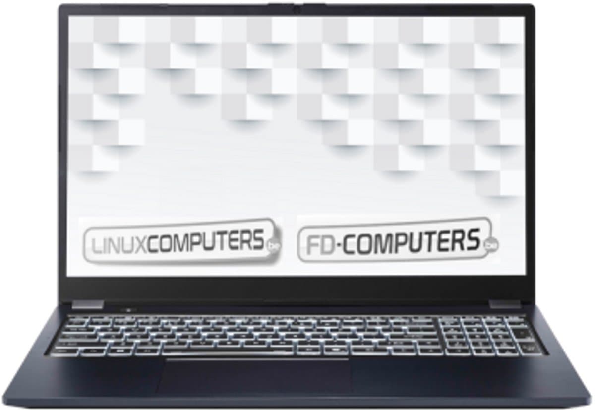 Linux laptop 15" | i3-1315U | 8GB ram | 250 GB SSD | Linux naar keuze, Ubuntu, Linux Mint, Debian, QWERTY — afbeelding 1