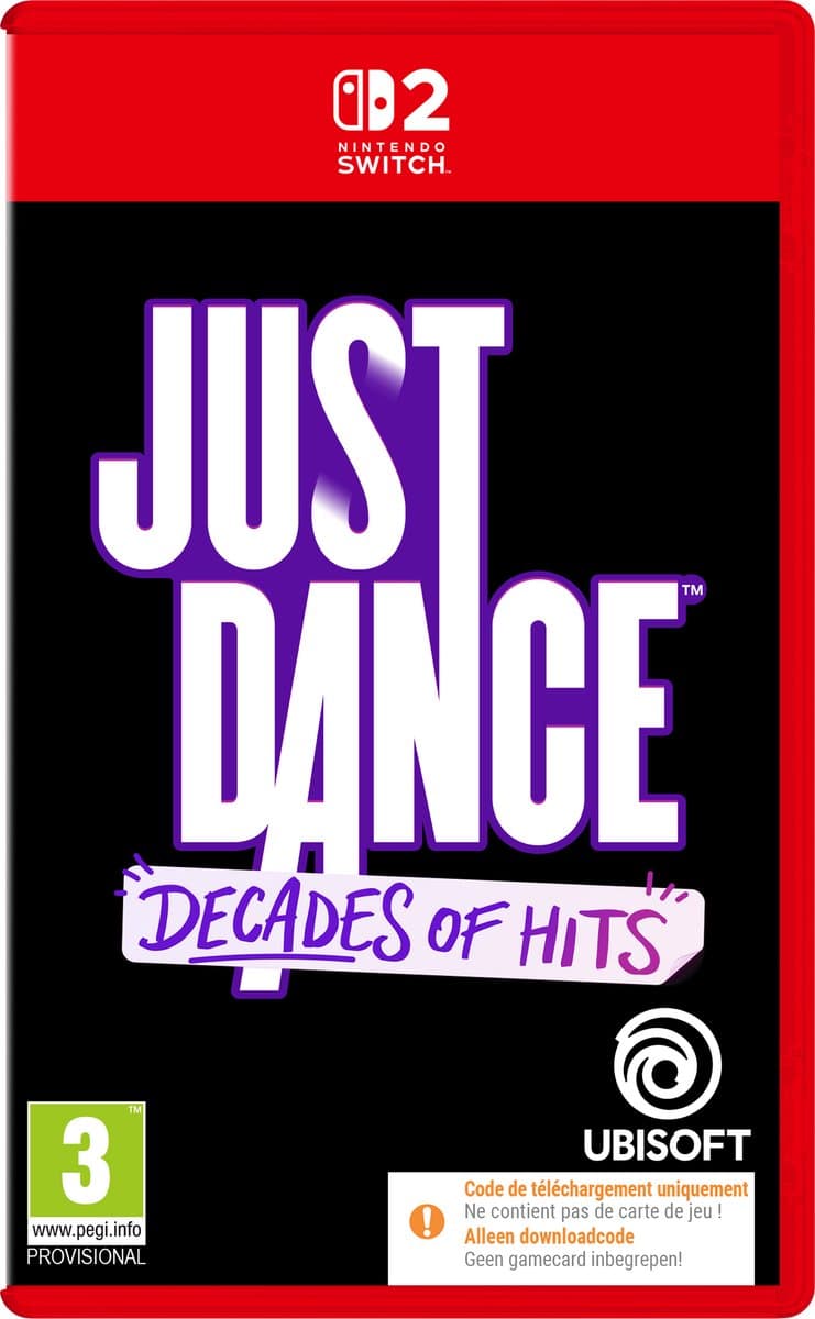 Just Dance 2027 - Decades of Hits - Nintendo Switch 2 - Code in a box — afbeelding 1