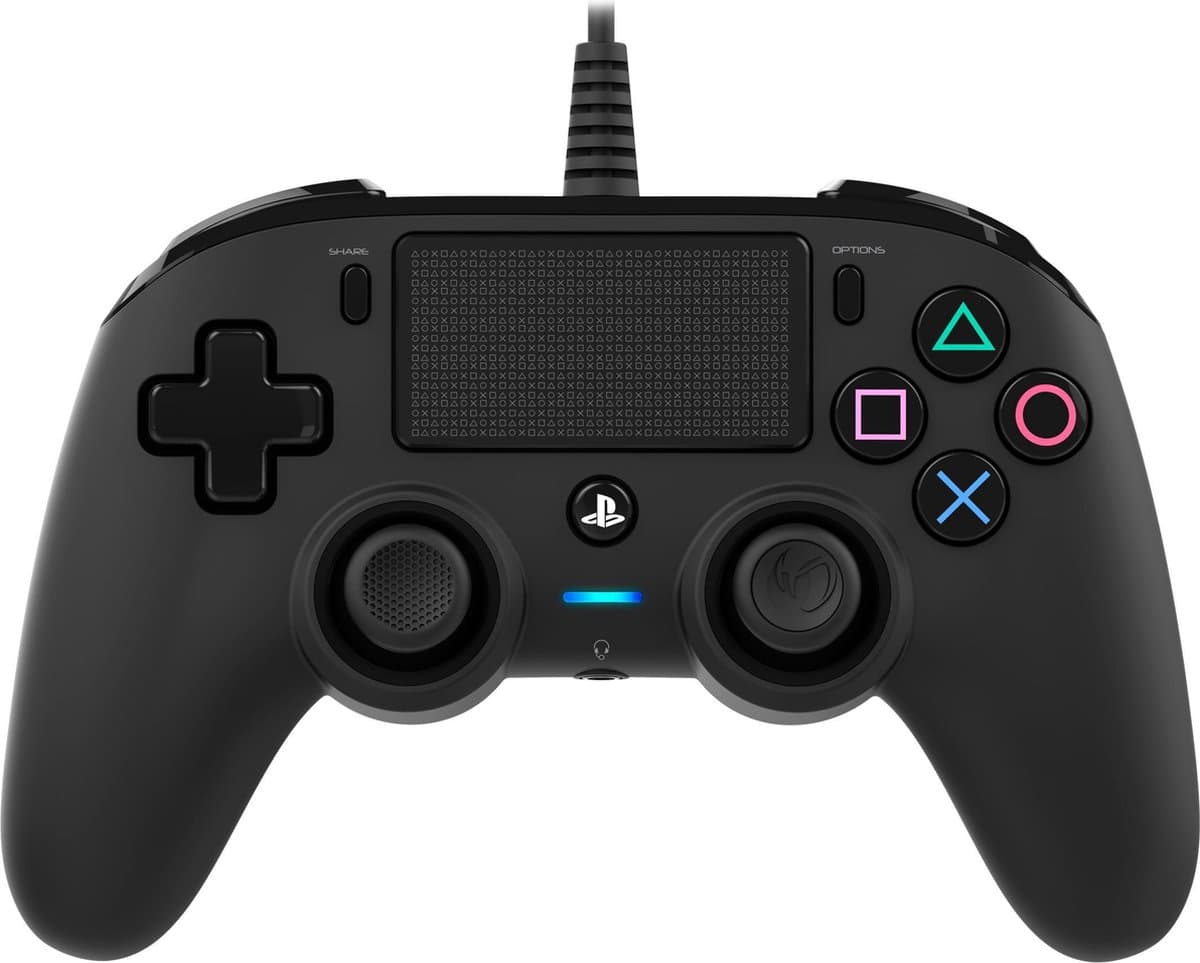 Nacon Compact Official Licensed Bedrade Controller - PS4 - Zwart — afbeelding 1