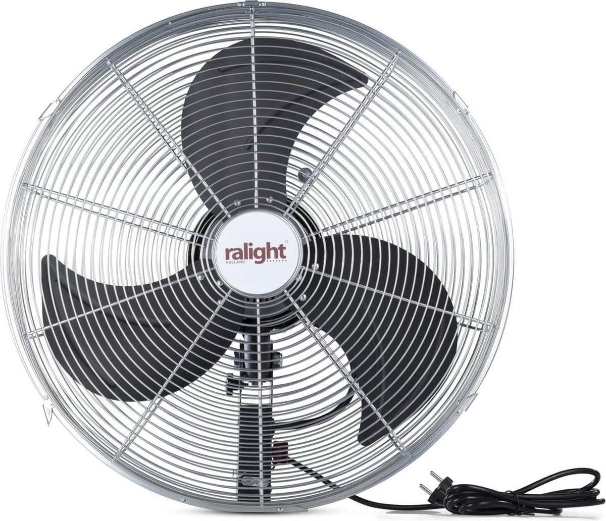 Ralight - Wandventilator 45cm - Chroom — afbeelding 1