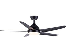 Evolar Plafondventilator met Verlichting - 132 cm - Stille Plafondlamp met Ventilator - Dimbaar Warm Wit Licht (LED) - EVO-CF52MB12