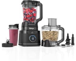 Ninja Detect 3-in-1 Foodprocessor, Blender en Smoothie Maker - BlendSense Technologie - 2024 Model - IJscrusher - 1200 Watt - TB401EU