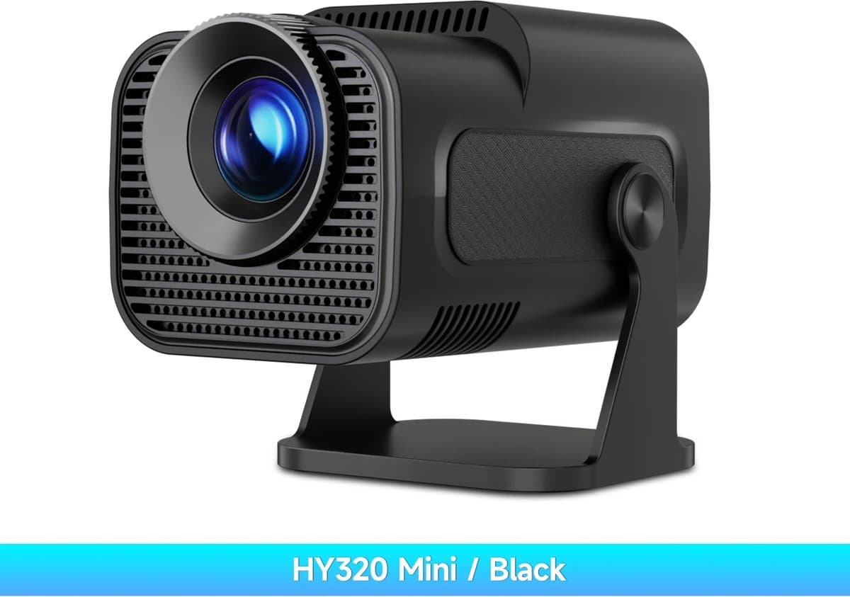 Android 11 - 390Ansi - Hy320 Projector - 4K Native - 1080P Dual Wifi6 - Bt5.0 Cinema - Outdoor Draagbare Projector Upgraded - Hy300 — afbeelding 1