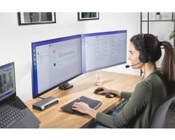 Draadloze Muizentechnologie - Dual Connectivity voor Laptop, Desktop en Thuisgebruik - Zwart