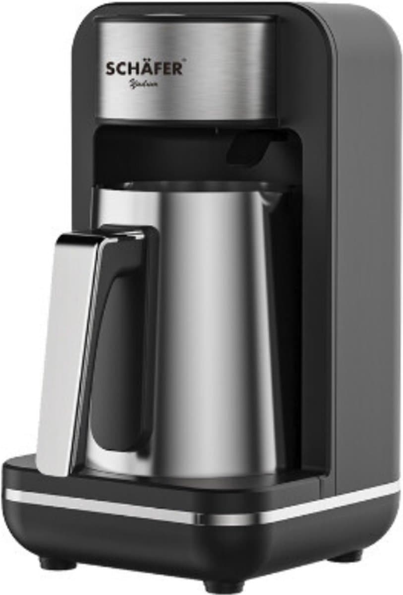 Schafer - Elektrische koffiemachine - Cezve - Koffiezetapparaat - Turkse koffiemachine - 250 - Koffie - 400W - Zwart - 220-240V - — afbeelding 1