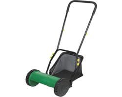 Grasmaaier Handmatig – Grastrimmer Met Opvangbak – Handmaaier 30 Cm Breed – Kooimesmaaier - 100 x 60 x 50 cm - Groen