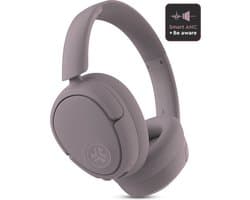 JLab Jbuds Lux ANC Draadloze Koptelefoon Bluetooth - Active Noise Cancelling Over Ear Hoofdtelefoon - 70 uur Batterijduur - Be Aware Audio - Multipoint - Aanpasbare Equalizer - Inklapbaar - Mauve