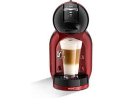 Krups Mini Me KP123H handmatige koffiecupmachine zwart/cherry rood