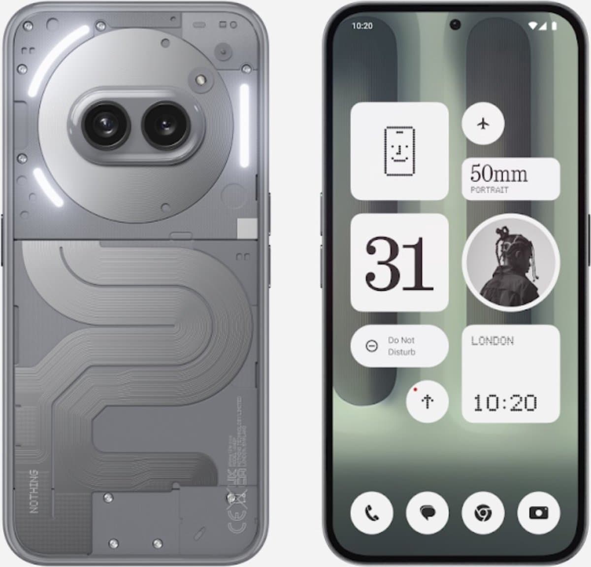 Nothing Phone (2a) Plus - 256GB - Grey — afbeelding 1