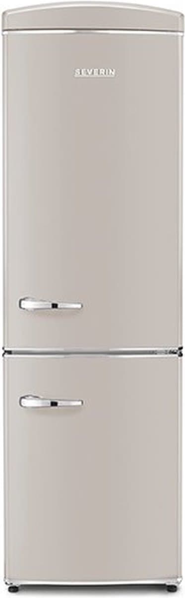 Severin RKG 8999 Retro Combi Koelkast - No Frost - Energieklasse E - Creme — afbeelding 1