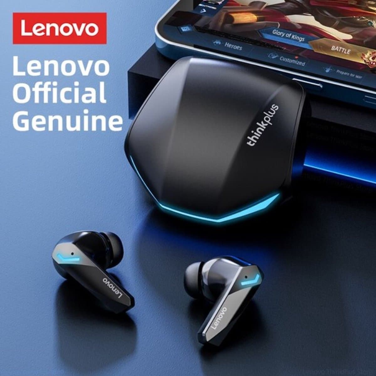 Lenovo ThinkPlus GM2 Pro - Bluetooth 5.3 - Draadloze oordopjes - Noise-cancelling - Waterbestendig — afbeelding 1