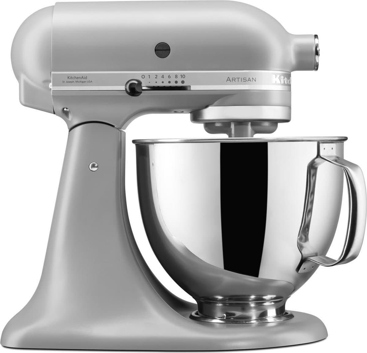 KitchenAid Artisan 5KSM125 keukenmachine 300 W 4,8 l Grijs — afbeelding 1
