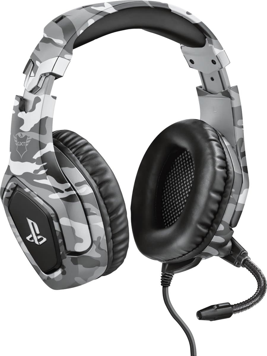 Trust GXT 488G Forze - Gaming headset voor PS4 Official licenced - 3.5mm aansluiting - Grijs — afbeelding 1