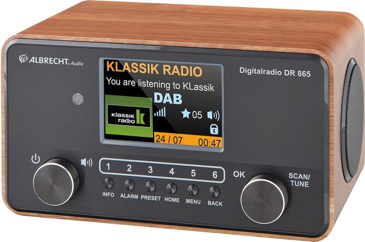 Albrecht DR 865 Senior - Radio - De gebruiksvriendelijke radio - DAB+ - FM - Bluetooth — afbeelding 1
