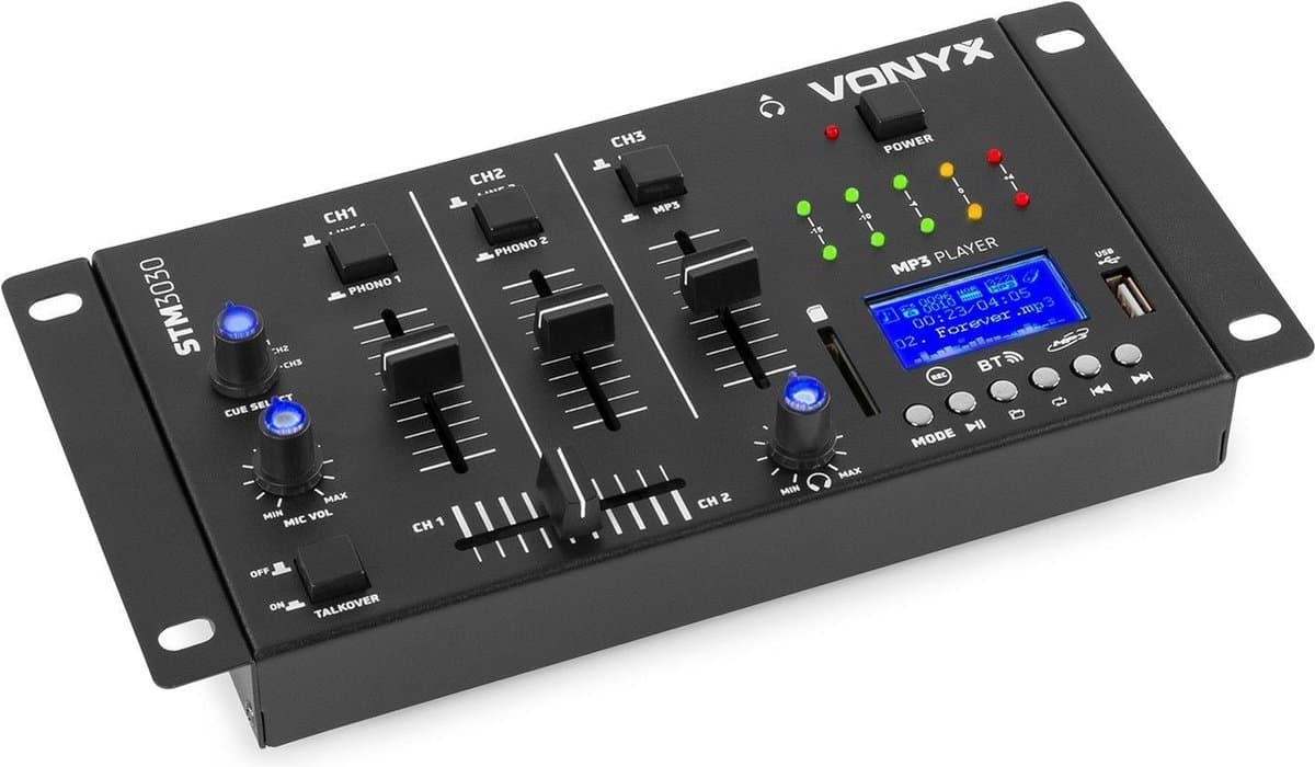 Vonyx STM3030 4-Kanaals Mixer USB/MP3/BT/REC — afbeelding 1
