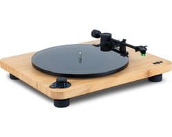 House of Marley Stir It Up Lux Bluetooth Platenspeler - Ingebouwde Voorversterker - Vinyl - Auto-stop - Audio Technica - FSC goedgekeurd Bamboe Hout - Anti Skating - Gemaakt van Duurzame Materialen