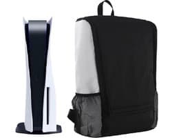 SBVR M1 - PS5 Tas - Voor PlayStation 5 met accessoires - Digitale & Disc versie - Koffer - Opbergtas - Rugzak - Zwart