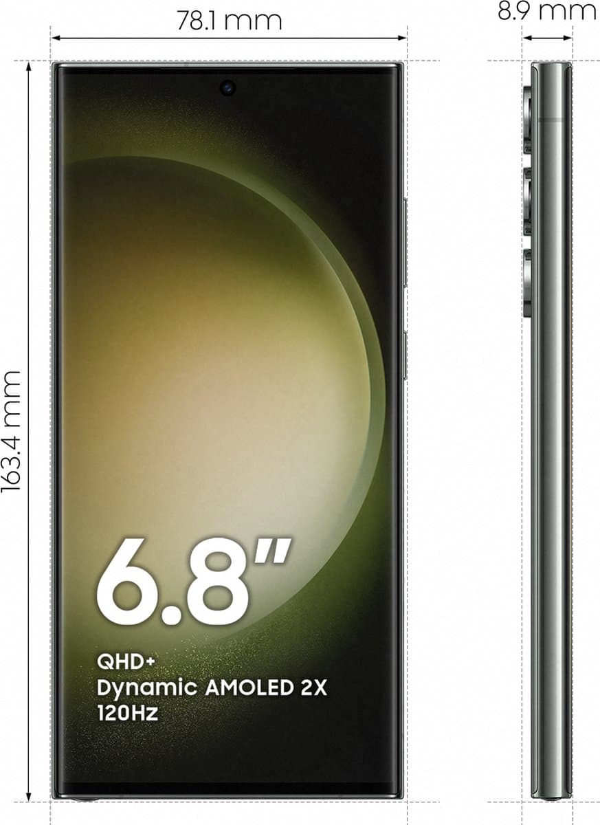 Samsung Galaxy S23 Ultra 5G Dual Sim S918B 8/256GB Green — afbeelding 1