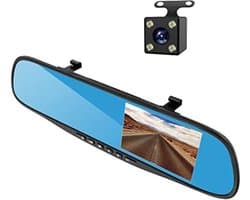 Dual dashcam - Dashcam voor en achter - Auto camera dashcam - Dashcam auto - Dual dashcam voor auto - Zwart