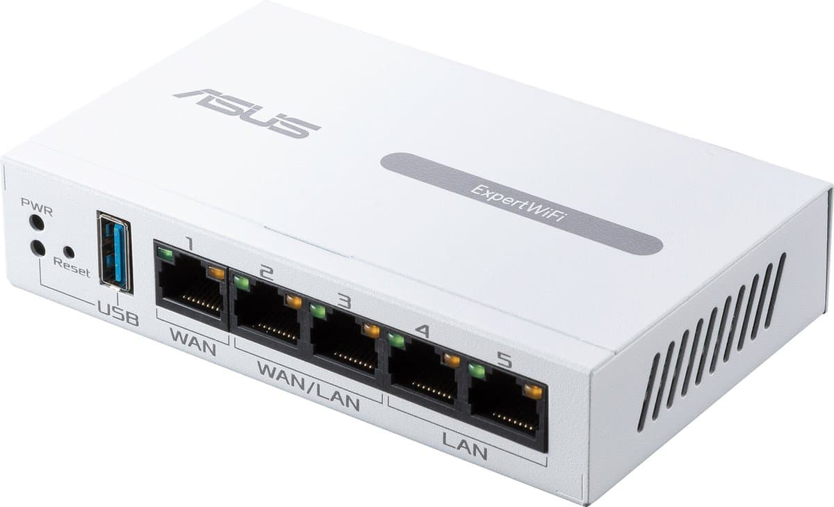 ASUS ExpertWiFi EBG15 bedrade router Gigabit Ethernet wit — afbeelding 1