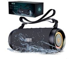 AG230 Bluetooth Speaker - Draadloos - Muziek box - 40 watt - Speakers – Draadloos – werkt op bluetooth - Spat Waterdicht - LED verlichting - Zwart