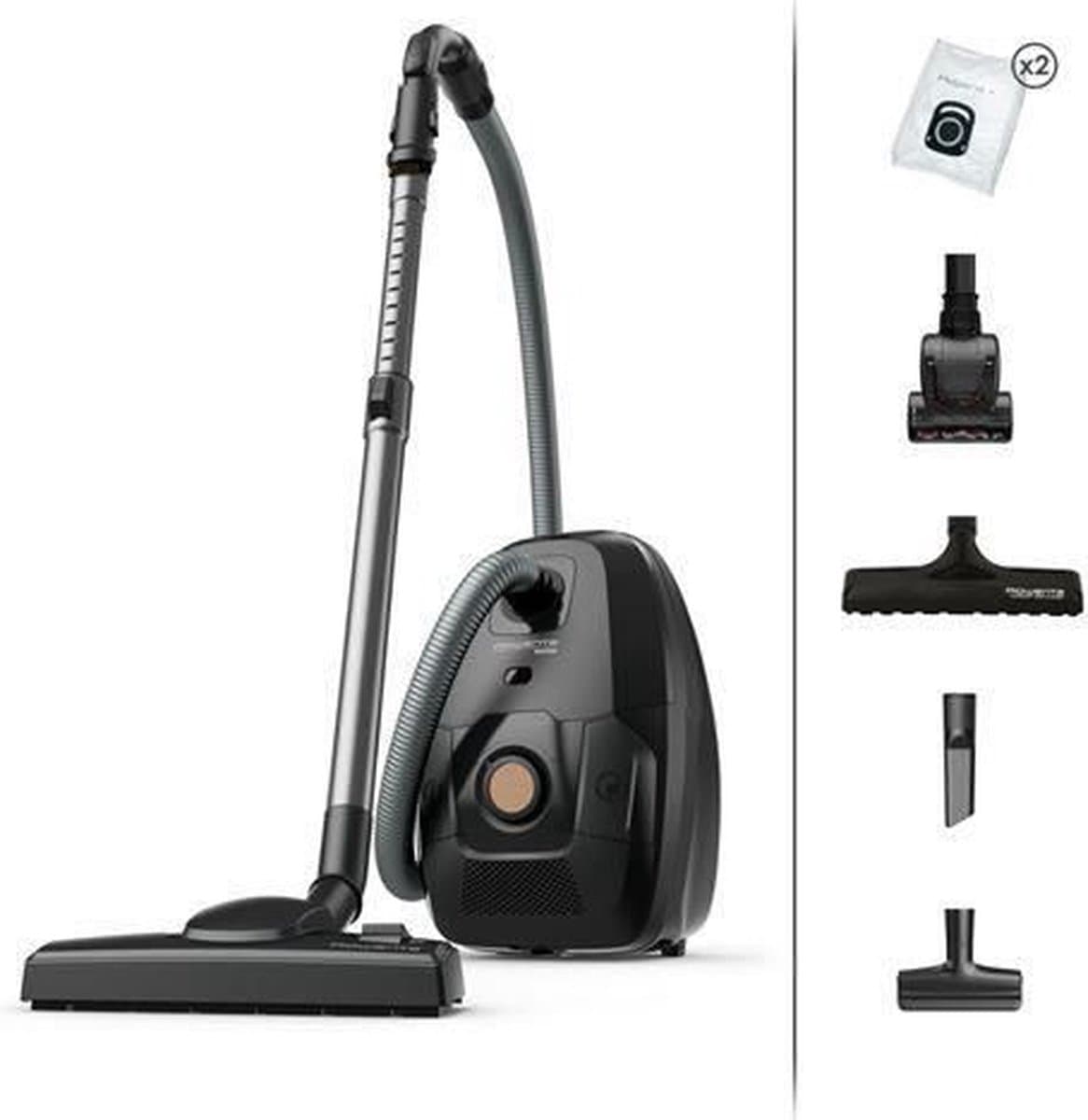 Stofzuiger met Zak Rowenta G-FORCE Effitech 400W Zwart RO6180EA — afbeelding 1