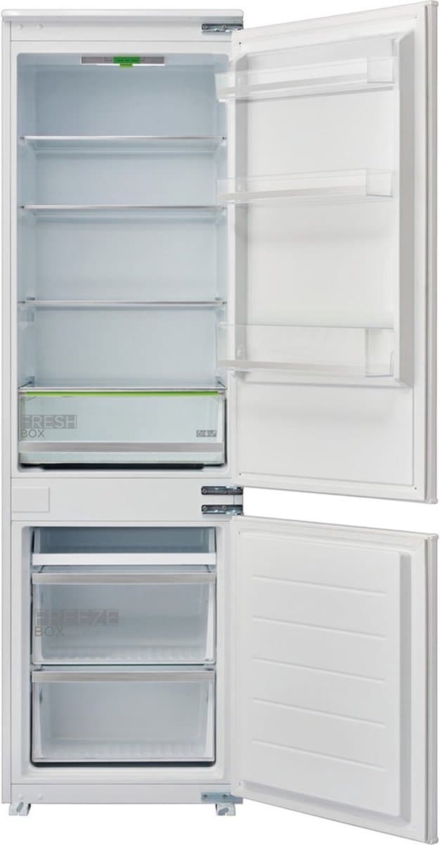 Midea inbouw koel-vriescombinatie KG178SFST, 177 cm hoog, 54 cm breed, Fresh Box, sleepdeur en LED-verlichting — afbeelding 1