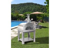 Palazetti Carmine hootgestookte oven incl. rvs onderstel