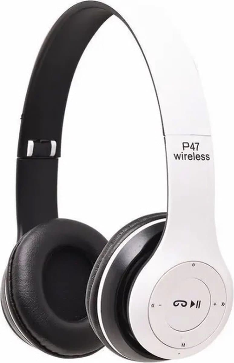 Sound Koptelefoon - Wit - Draadloos - Bluetooth - 15-uur Afspeeltijd - Built-in Microfoon — afbeelding 1