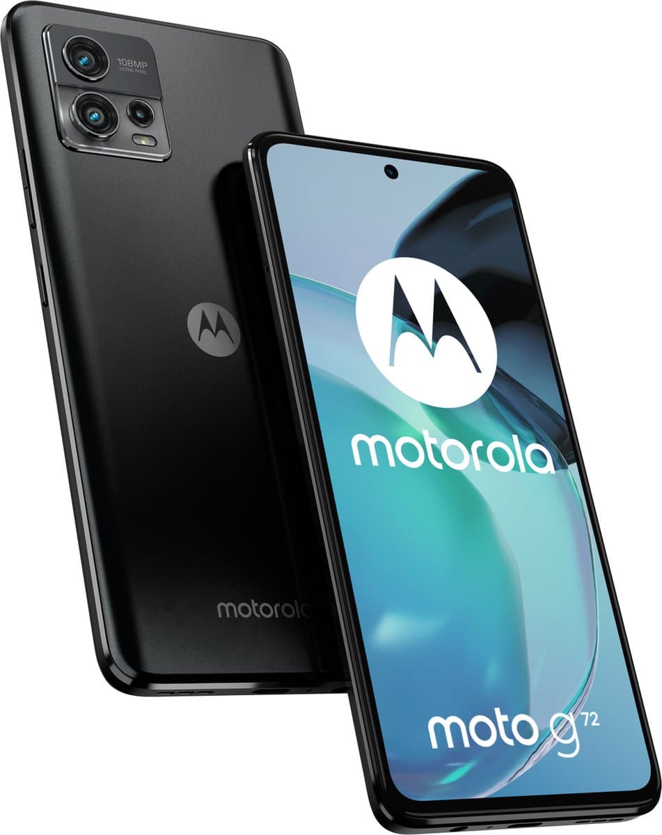 Motorola moto g72 Smartphone 128 GB Zwart — afbeelding 1