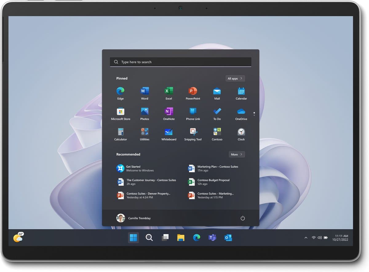 Microsoft Surface Pro 9 5G LTE 512 GB 33 cm (13") 16 GB Wi-Fi 6E (802.11ax) Windows 11 Pro Platina — afbeelding 1