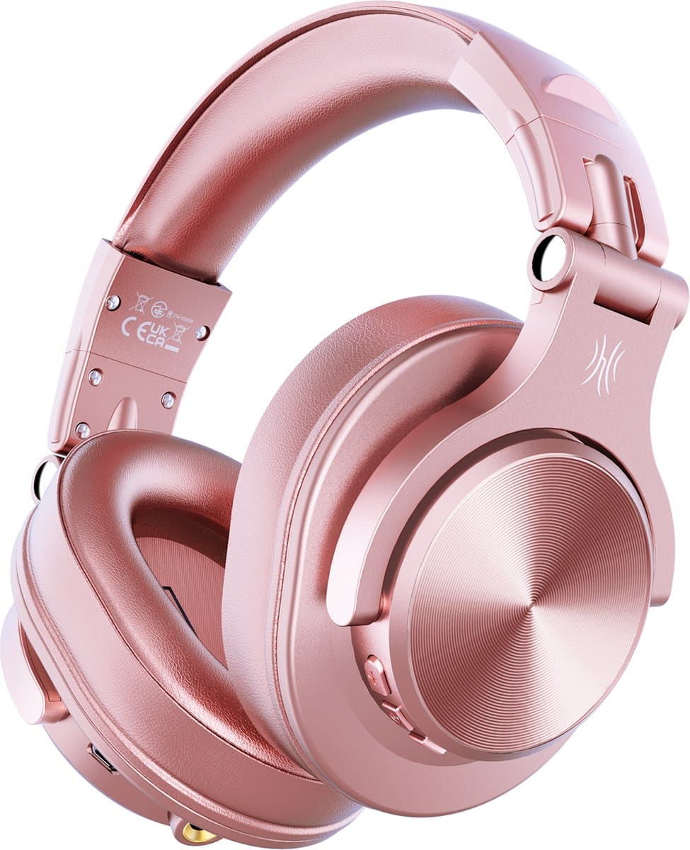 OneOdio Fusion A70 Roségoud – Draadloze Over-Ear Koptelefoon – DJ & Studio – Hi-Res Audio — afbeelding 1