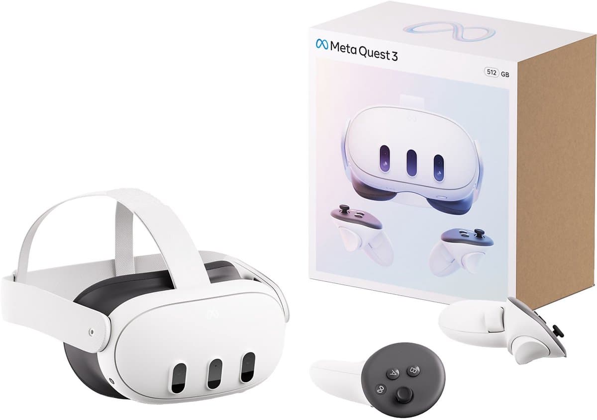 Meta Quest 3 - 512GB Headset (Oculus) (VR) — afbeelding 1