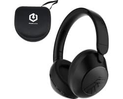 PowerLocus Orion - Koptelefoon Draadloos – Koptelefoon Bluetooth - met ENC Microfoon – 70 Uur batterijduur - Memory Foam Oorkussens - Wireless & met Aux kabel Mode – incl. Premium Case - Zwart