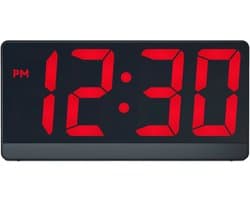 Caliber HCG006 - Wekker met groot display - Zwart