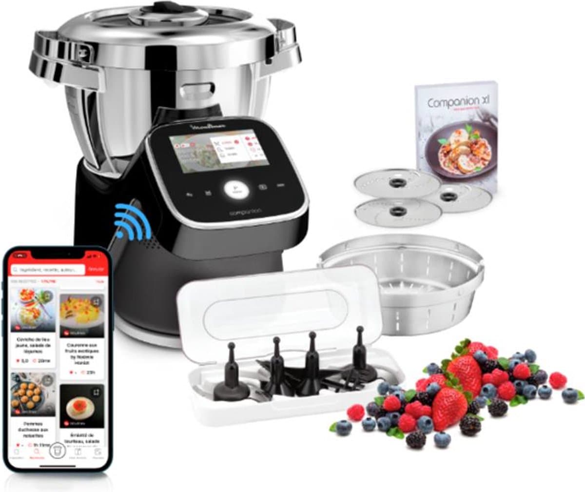 Moulinex I-Companion Touch Pro HF93D8 - Keukenmachine - 1550 W - 4,5 L — afbeelding 1